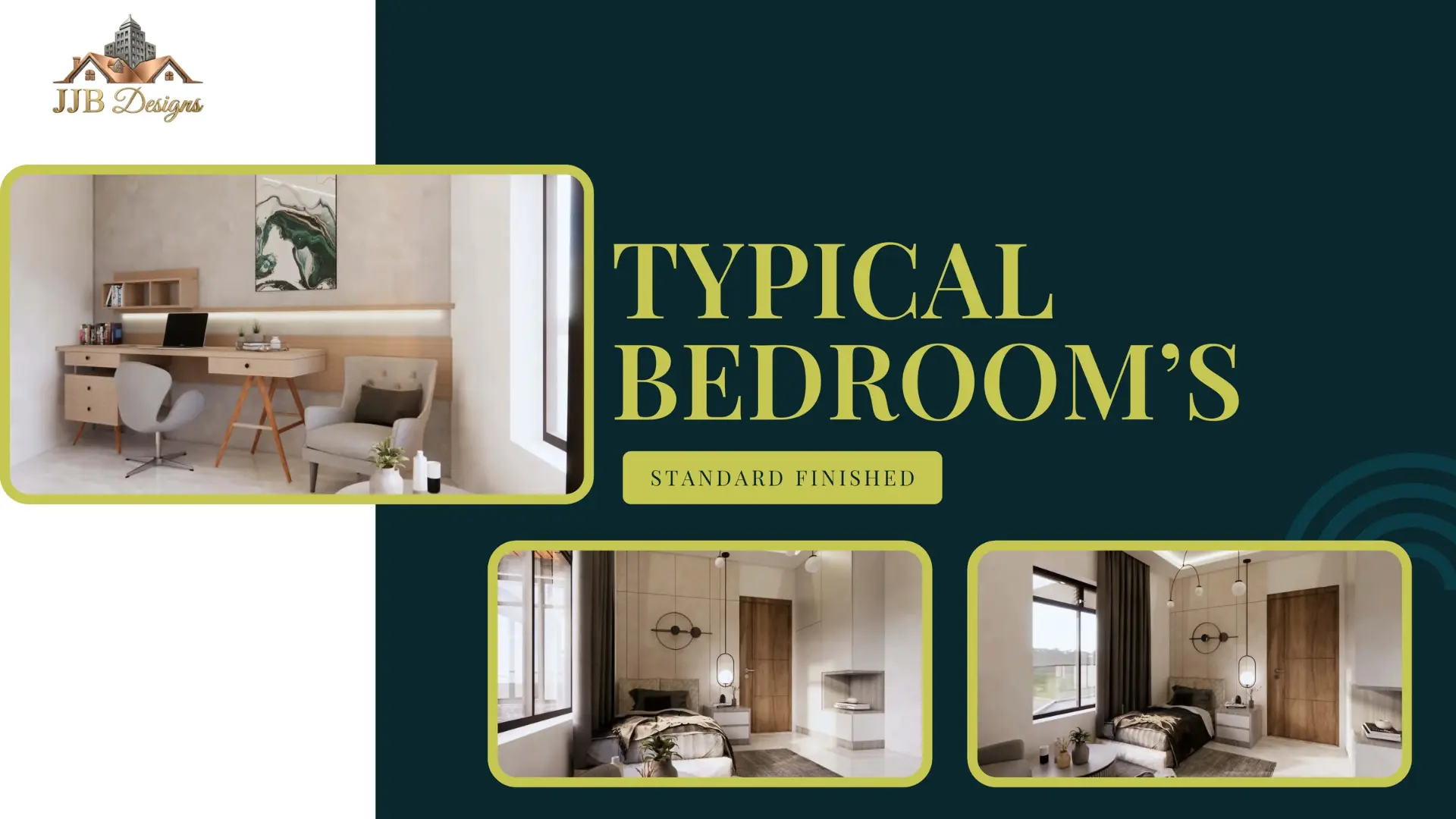 Sample turnover typical bedrooms in standard finish